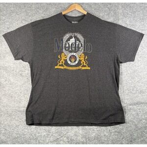 MODELO Cerveza Beer T-Shirt Size 3XL Charcoal‎ Grey Short Sleeve Top